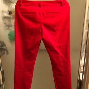 Women’s Express Ankle pants bright red size 6